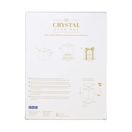 PME Przezroczyste pudełko na ciasto 200 mm