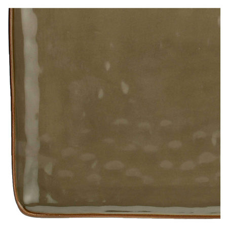 ROSE&TULIPANI CONCERTO GRIGIO TORTORA Taca prostokątna 36 x 26.5 cm