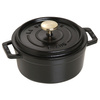 STAUB LA COCOTTE Garnek żeliwny okrągły 400 ml, czarny