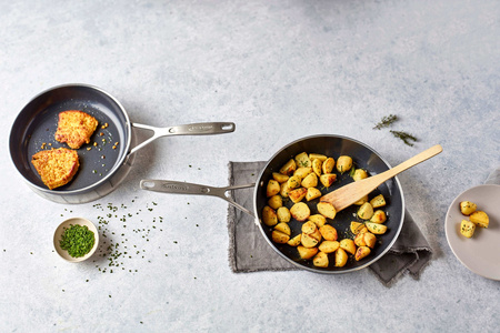 DEMEYERE ALU INDUSTRY 3 Patelnia płytka z powłoką Ceraforce 20 cm