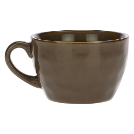 ROSE&TULIPANI CONCERTO GRIGIO TORTORA Zestaw 4 kubków śniadaniowych 420 ml