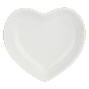 LA PORCELLANA BIANCA CUPIDO Miska serce 7 cm