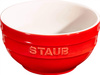 STAUB SERVING Zestaw 4 misek okrągłych 14 cm, czerwony