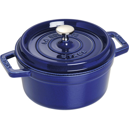 STAUB LA COCOTTE Garnek żeliwny okrągły 2.6 ltr, niebieski