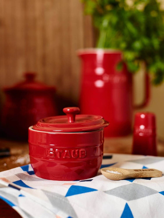STAUB STORAGE Pojemnik na sól 250 ml, czerwony