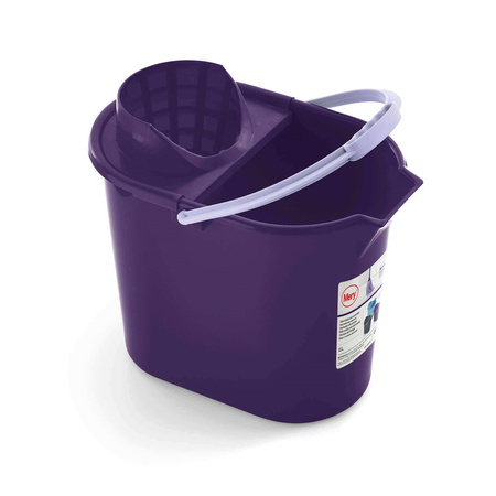MERY Owalne wiadro 12 ltr z wyciskaczem