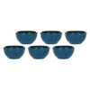 ROSE&TULIPANI CONCERTO BLU AVIO Zestaw 6 okrągłych miseczek 7 cm