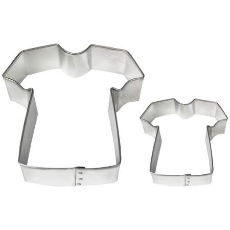 PME Zestaw 2 metalowych foremek dziecięca koszulka