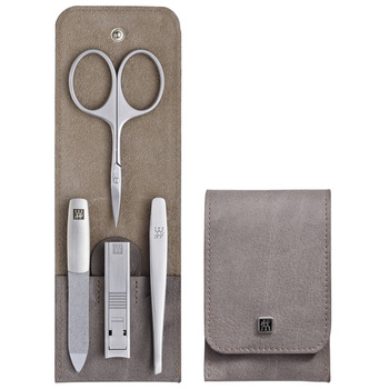 ZWILLING TWINOX Zestaw do manicure - taupe, 4 elementy