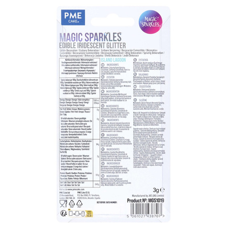 PME Jadalny opalizujący brokat laguna 3 g