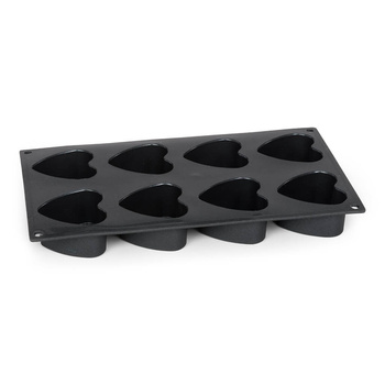 PATISSE STARFLEX Silikonowa forma na 8 mini muffinek w kształcie serca