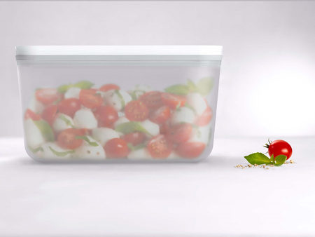 ZWILLING FRESH & SAVE Plastikowy pojemnik prostokątny 1.1 ltr, szary