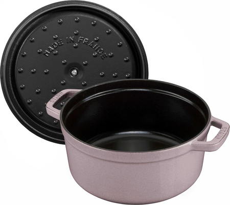 STAUB LA COCOTTE Garnek żeliwny okrągły 2.2 ltr, kwiat wiśni