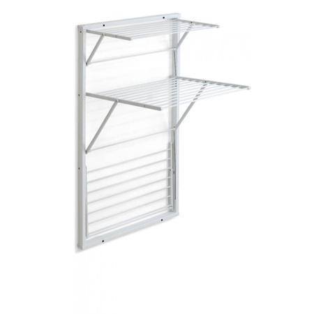 ARREDAMENTI KARIM Naścienna suszarka na pranie - 63 x68 cm, Biały