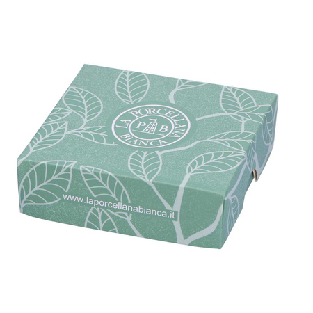 LA PORCELLANA BIANCA ADORATO Talerzyk kwadratowy 10 cm, Wzór T