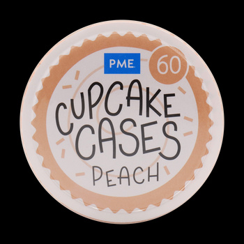 PME Papilotki do pieczenia babeczek (60 sztuk) pomarańczowy
