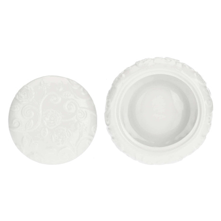 LA PORCELLANA BIANCA FLORENTINA Pojemnik z pokrywką 12.5 cm