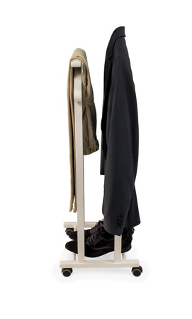 ARREDAMENTI TRENDY Wieszak do sypialni - 105 x 44 cm, biały