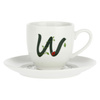 LA PORCELLANA BIANCA SOLOTUA Filiżanka ze spodkiem 90 ml, Wzór W