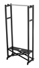 ARREDAMENTI ELIOS Stojak na ubrania - 37 x 78 cm, Czarny