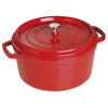 STAUB LA COCOTTE Garnek żeliwny okrągły 8.35 ltr, czerwony