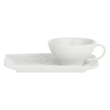 LA PORCELLANA BIANCA FLORENTINA Zestaw do śniadań 90 ml