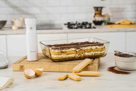 ZWILLING FRESH & SAVE Szklany pojemnik prostokątny 2.85 ltr, szary