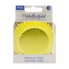 PME Metaliczne papilotki do babeczek (30 sztuk) złoty