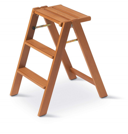 ARREDAMENTI OSIMO Drewniana drabinka - 67 x 61 cm, Brązowy