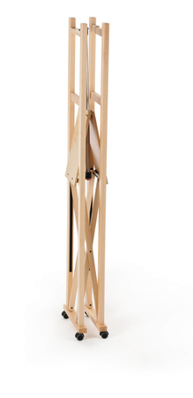 ARREDAMENTI ELIOS Stojak na ubrania - 37 x 78 cm, Brązowy