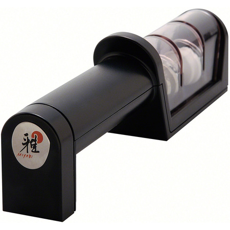 MIYABI Podwójna ceramiczna ostrzałka do noży 21 cm