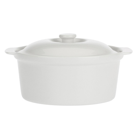 LA PORCELLANA BIANCA CORTONA Okrągła waza z pokrywą 28 cm