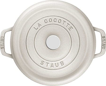 STAUB LA COCOTTE Garnek żeliwny okrągły 5.2 ltr, truflowy
