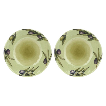 ROSE&TULIPANI OLYVIA Zestaw 2 talerzy do zupy 21 cm