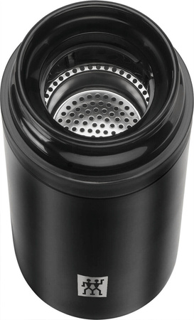 ZWILLING THERMO Pojemnik termiczny z zaparzaczem do herbaty 420 ml czarny