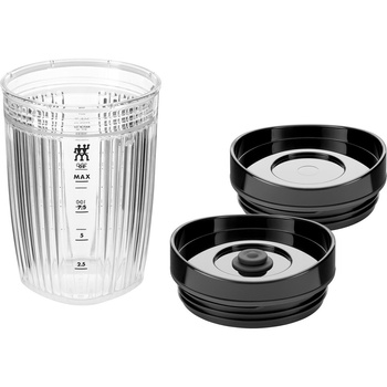 ZWILLING ENFINIGY Bidon do blendera z pokrywką próżniową 300 ml czarny