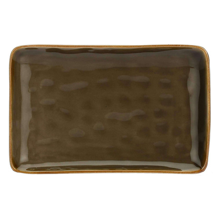 ROSE&TULIPANI CONCERTO GRIGIO TORTORA Zestaw 2 tac prostokątnych 27 x 19 cm