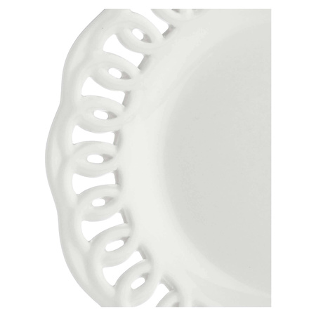 LA PORCELLANA BIANCA FIRENZE Rzeźbiony talerz 20 cm
