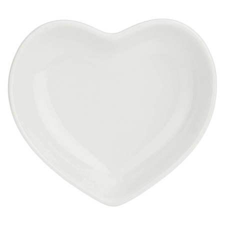 LA PORCELLANA BIANCA CUPIDO Miska serce 7 cm