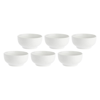 LA PORCELLANA BIANCA ESSENZIALE Zestaw 6 misek do owoców 13 cm