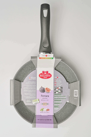 BALLARINI FERRARA Głęboka patelnia granitowa indukcyjna 28 cm