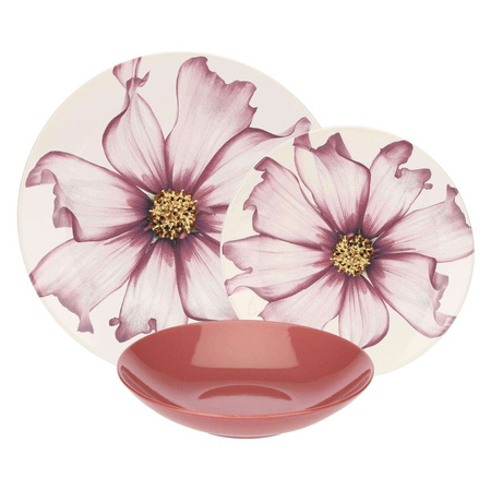 ROSE&TULIPANI COSMEA Serwis obiadowy dla 6 osób