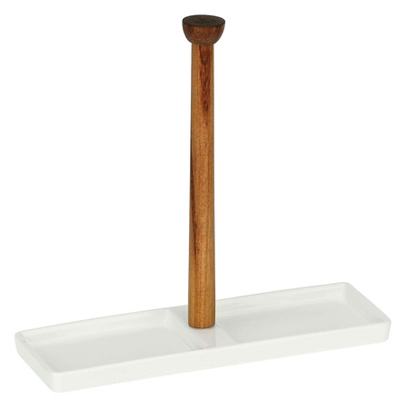 LA PORCELLANA BIANCA CONSERVA Taca do serwowania z uchwytem