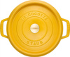 STAUB LA COCOTTE Garnek żeliwny okrągły 3.7 ltr cytrynowy