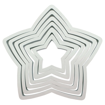 PME Wykrawaczki do ciastek gwiazdy (6 sztuk)