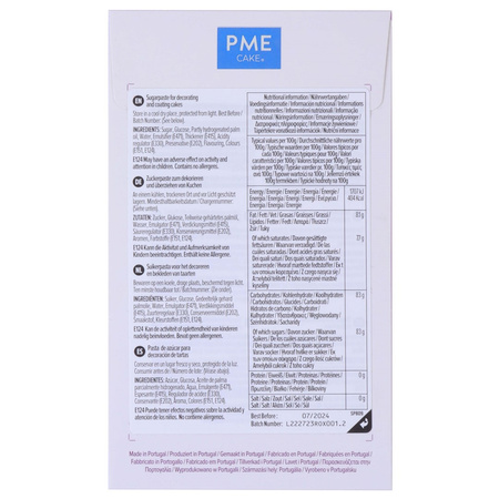 PME Masa cukrowa - Fioletowy, 250 g