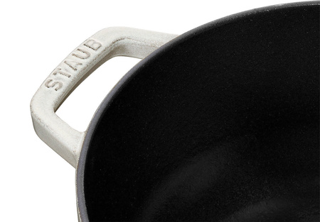 STAUB SPECIAL COCOTTE Garnek żeliwny okrągły snowflake 3.6 ltr, truflowy