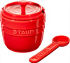 STAUB STORAGE Pojemnik na sól z łyżeczką 9 cm, czerwony