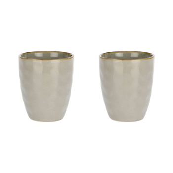 ROSE&TULIPANI CONCERTO GRIGIO PERLA Zestaw 2 kubków 330 ml