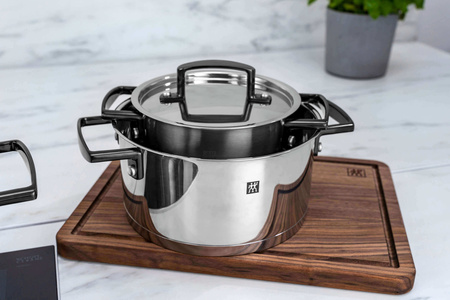 ZWILLING BELLASERA Zestaw 5 garnków czarny